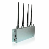 5 Antenna Cell Phone Jammer with Remote Control _3G_GSM_CDMA